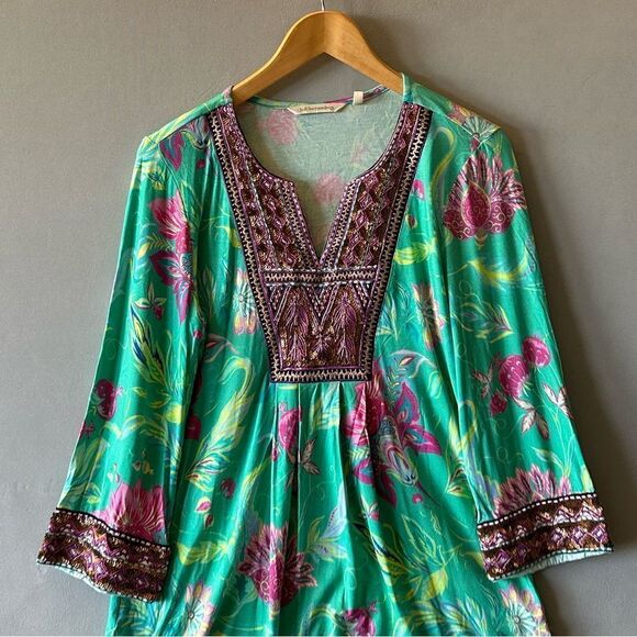 🎉5 for $45🎉 soft surroundings Tunic Top Women Size S - Picture 2 of 7